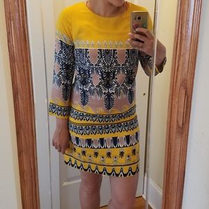 J. Crew golden dress. Elegant and comfortable!